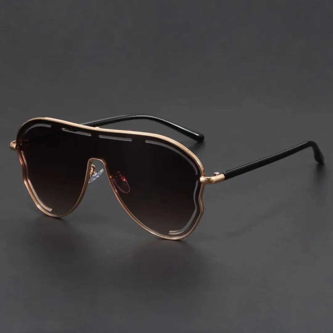 Damer aviator sunglasses metal frames anti-reflective UV400 lenses sleek style for professionals