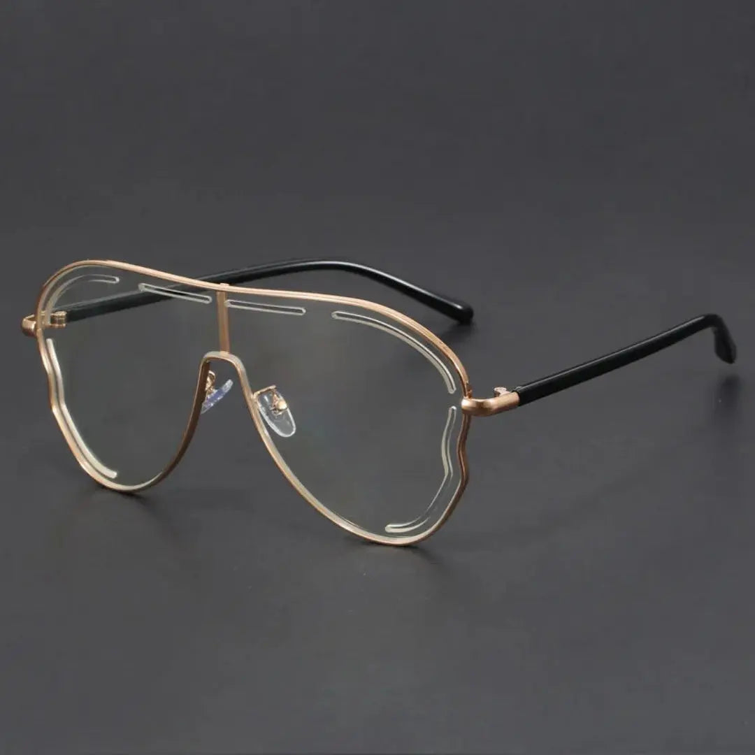 Damer aviator sunglasses metal frames anti-reflective UV400 lenses sleek style for professionals