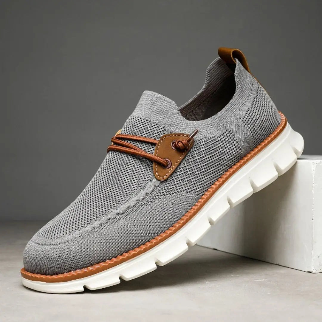 Men's Dante hybrid knit sneakers loafer-style lightweight breathable with elegant stitch detailing