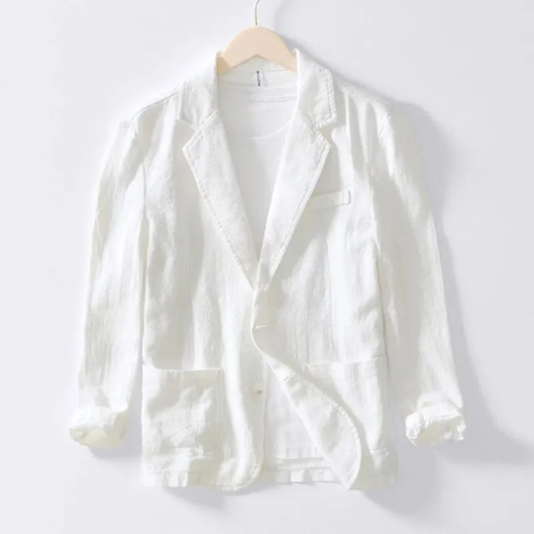 Diego casual linen blazer unlined lightweight summer professional smart-casual breathable natural drape