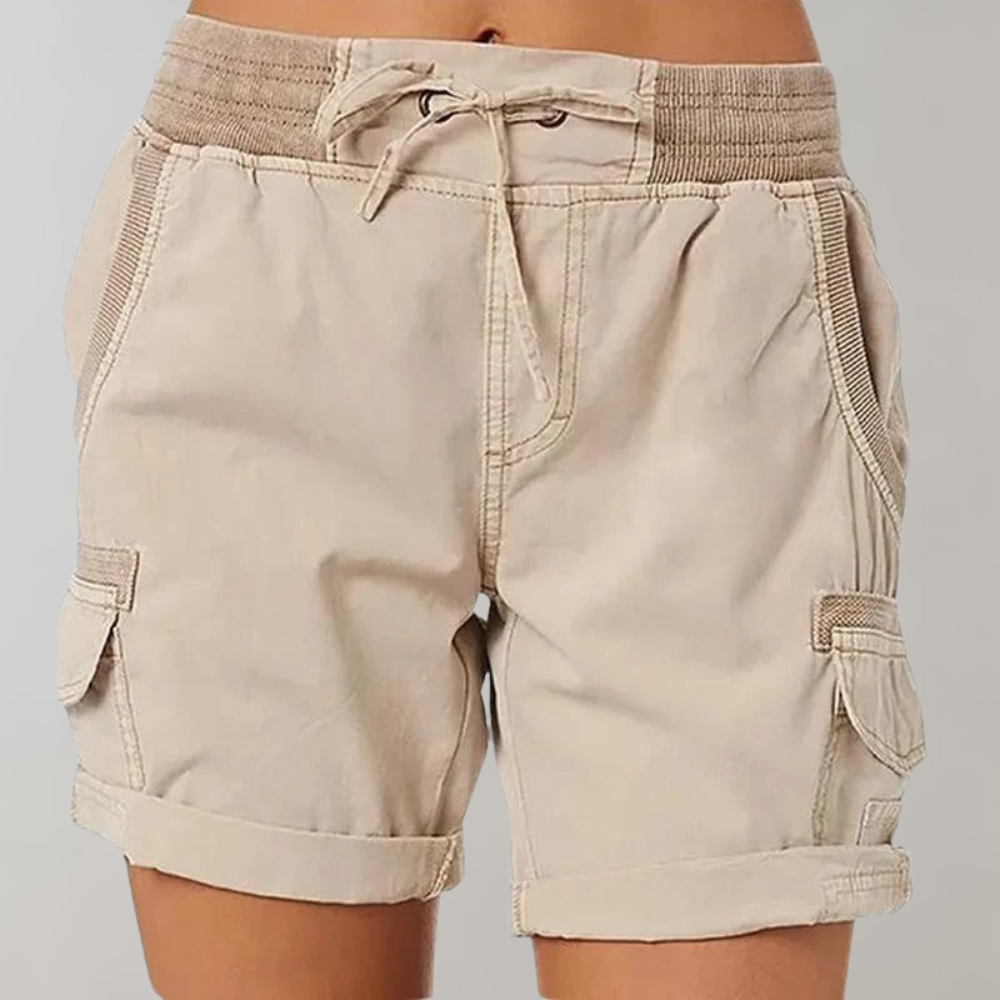 Lieve women's high-waisted shorts elegant streamlined silhouette versatile summer daywear comfort fit