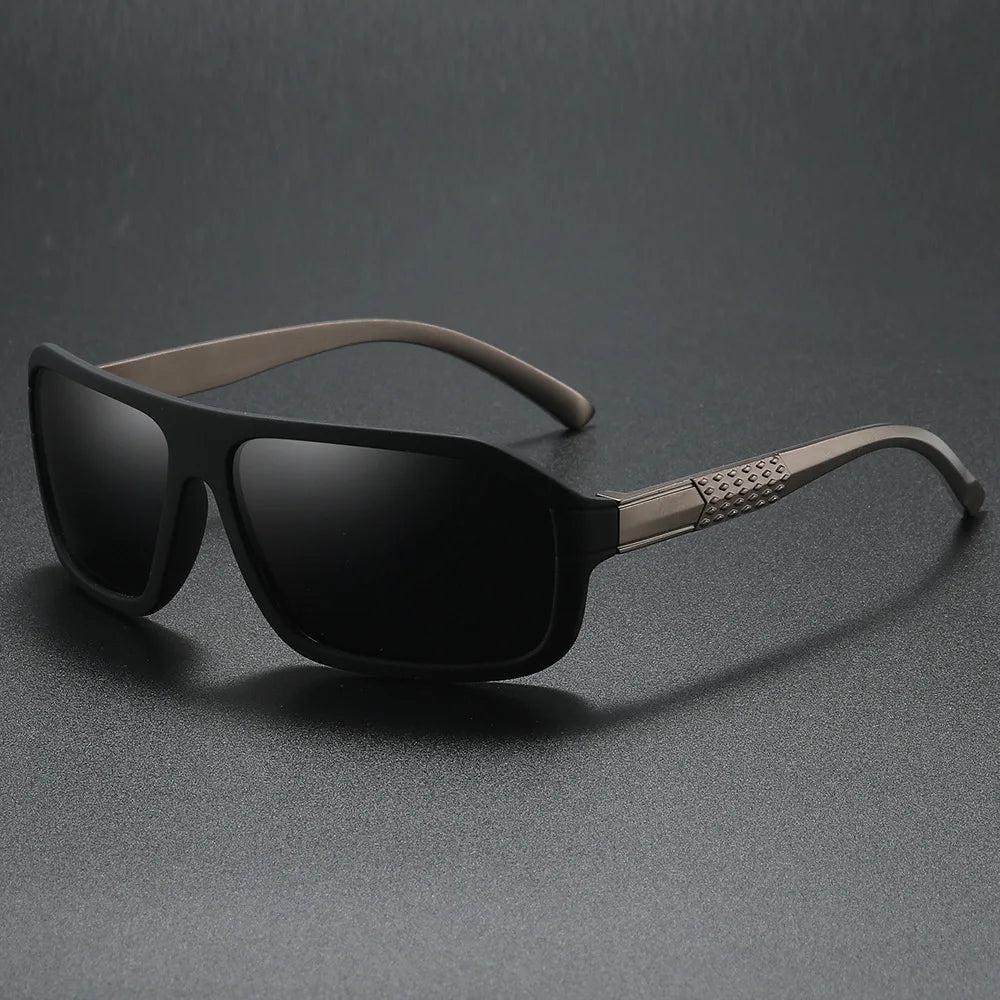 Drayton matte wraparound polarized sunglasses lightweight glare-cutting lenses for outdoor athletes