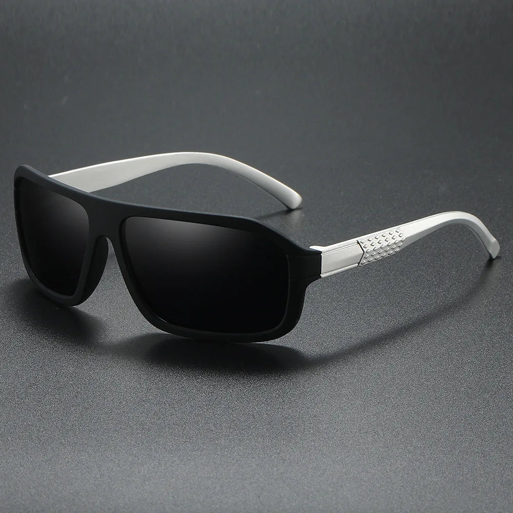 Drayton polarized wraparound sunglasses matte frame glare-cutting lenses lightweight outdoor athletic fit