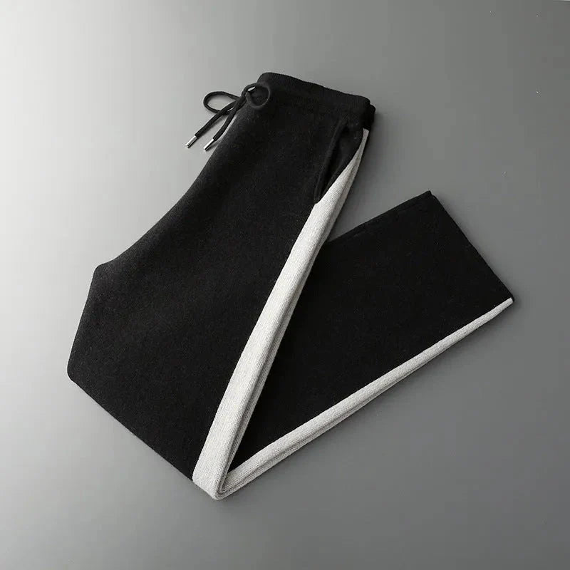Hank merino wool tailored travel pants soft warm modern silhouette year-round comfort
