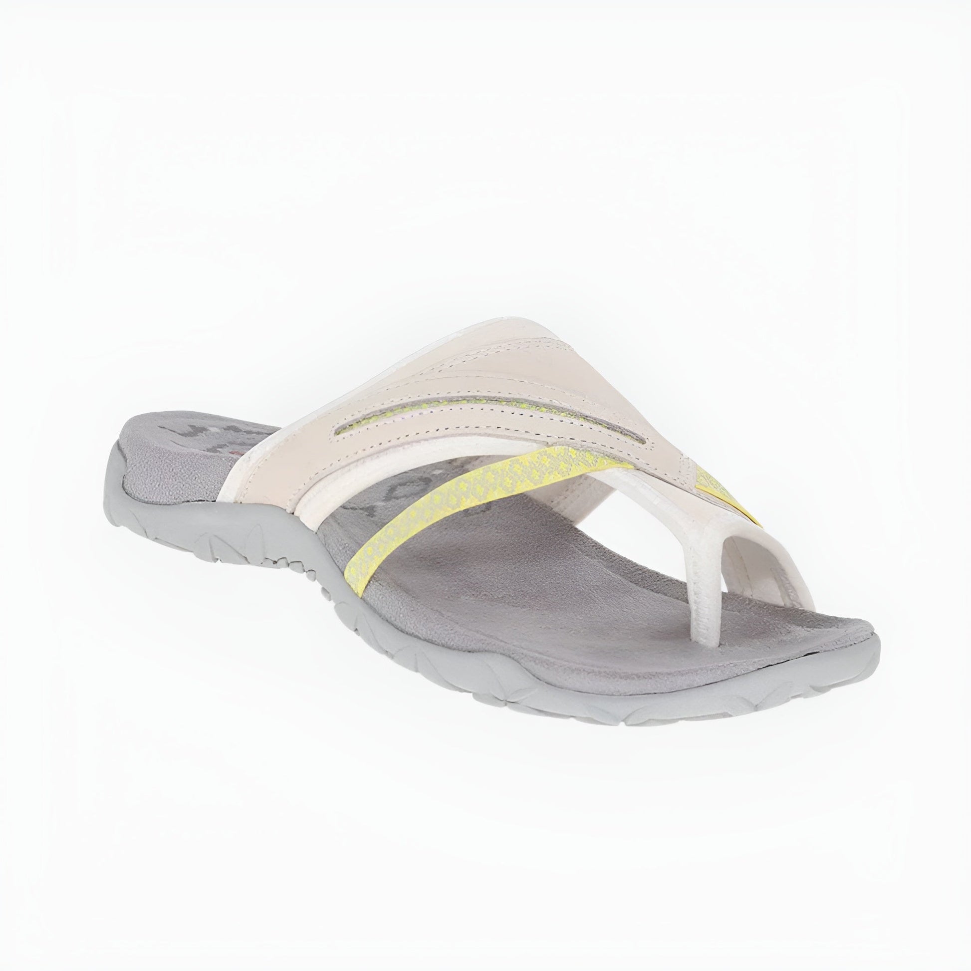Sage women's leather sandals with cushioned insoles, arch support, and adjustable straps for all-day comfort