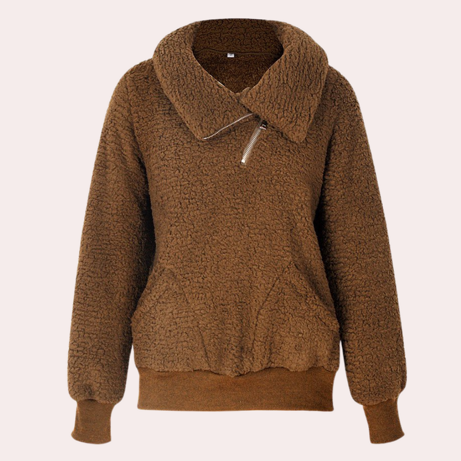 Cleo women casual soft jumper everyday style versatile comfortable easy-care trendy top