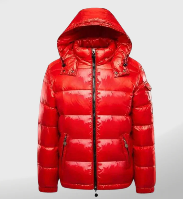 Women's lightweight puffer coat elegant spring down jacket second-skin fit sleek silhouette