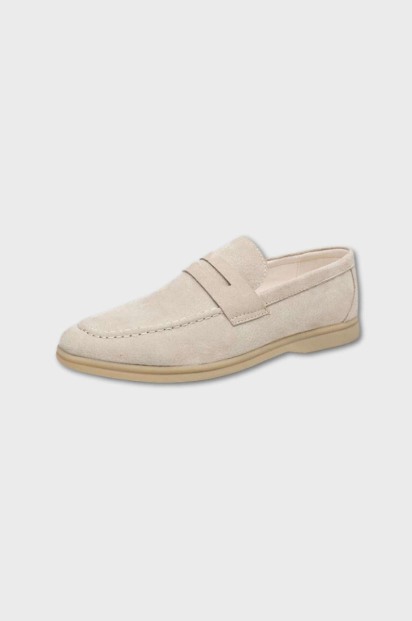 Men's handcrafted suede loafers vintage-inspired silhouette premium leather moccasins timeless classic style