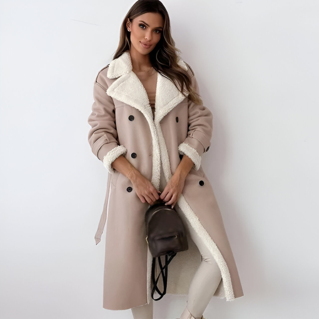 Unisex black PU leather winter jacket with warm fleece lining, sleek modern cut for everyday wear