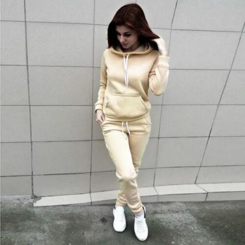 Women's retro tracksuit solid color short sleeve relaxed elegant casual two-piece set