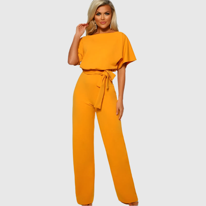 Women's Demi knit detail jumpsuit in versatile everyday style with comfortable modern silhouette