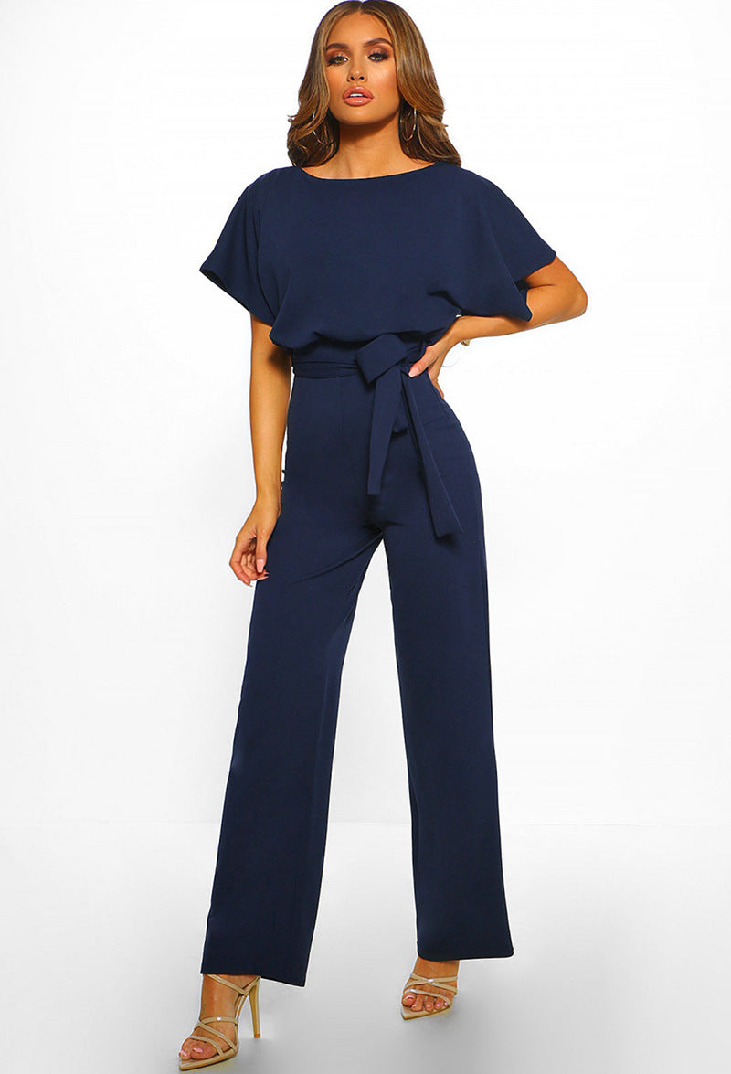 Women's Demi knit detail jumpsuit in versatile everyday style with comfortable modern cut