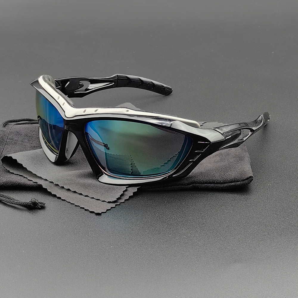 Enduro Cush cycling sunglasses UV400 lenses sport wrap frame with soft sponge lining for cyclists