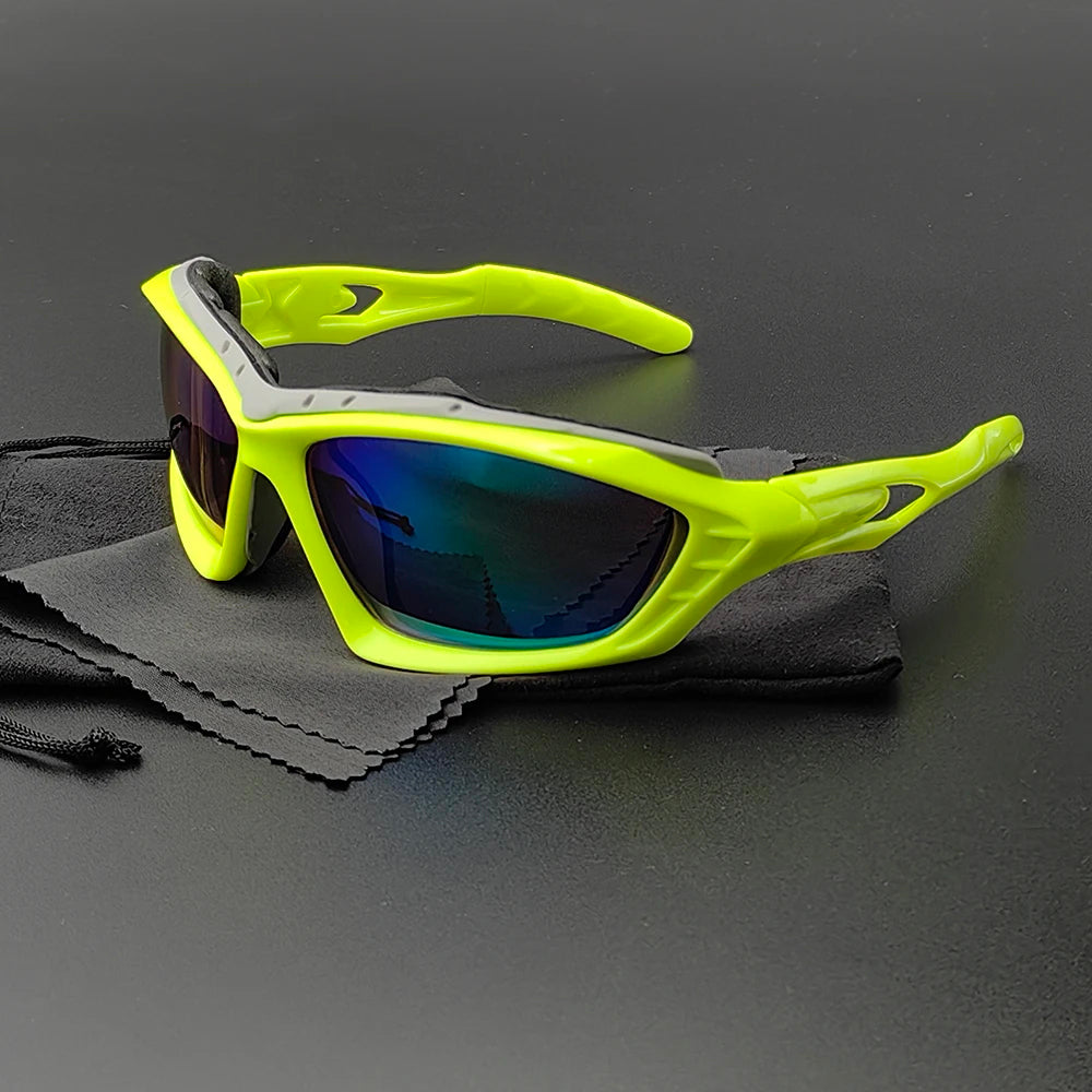 Enduro Cush cycling sunglasses UV400 lenses sport wrap frame with soft sponge lining for cyclists