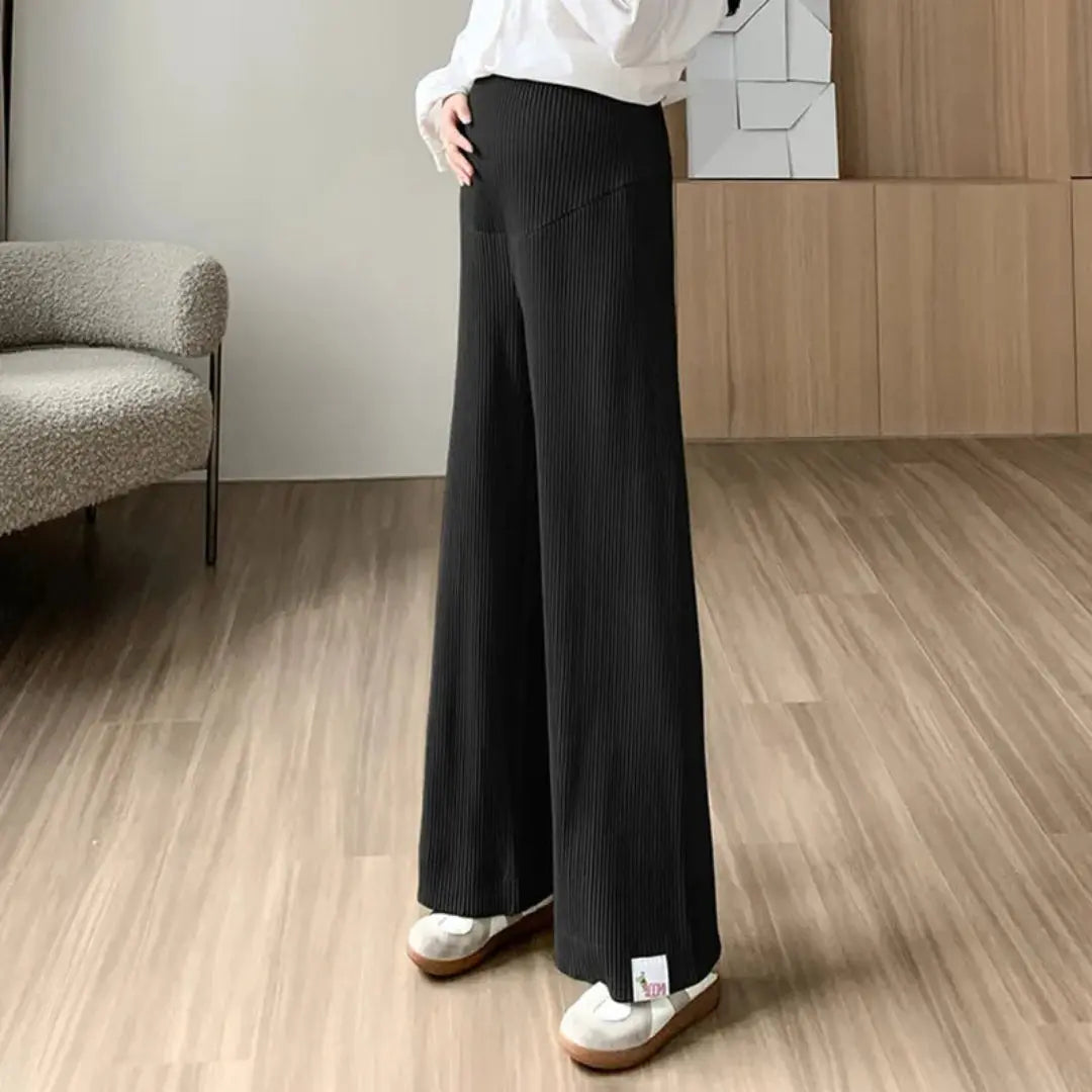Erich ribbed lounge pants relaxed fit breathable fabric ultra-stretch waistband casual comfort wear