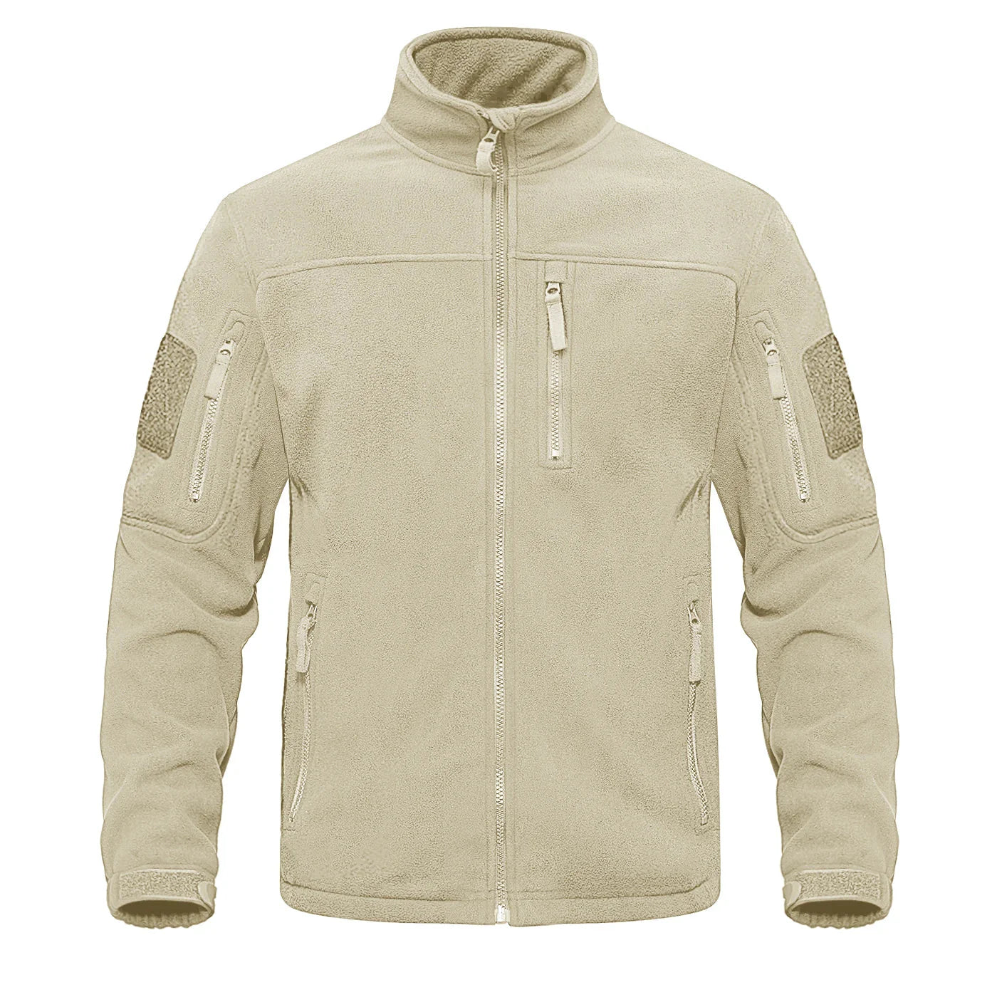 Men's navy full-zip thermal fleece jacket lightweight insulated with secure zip pockets for outdoor use