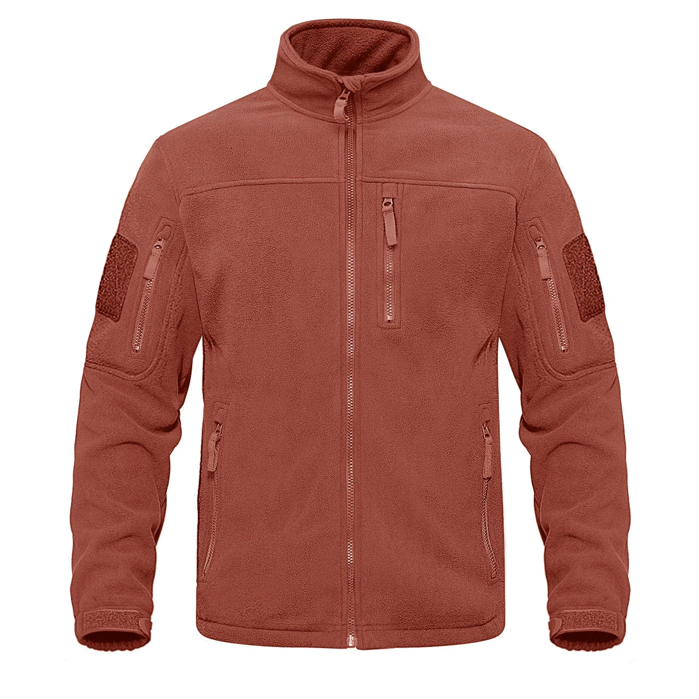 Evan men's full-zip thermal fleece jacket lightweight insulated with secure zip pockets for outdoor use