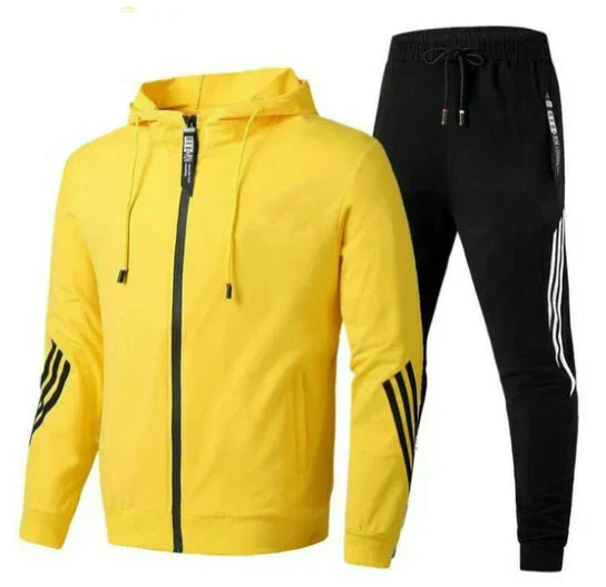 Men's Dallan tracksuit comfort fit breathable athleisure set modern athletic design durable easy care