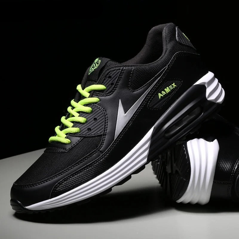 Evron lightweight mesh sneakers with cushioned air unit midsole, breathable upper, built for active athletes