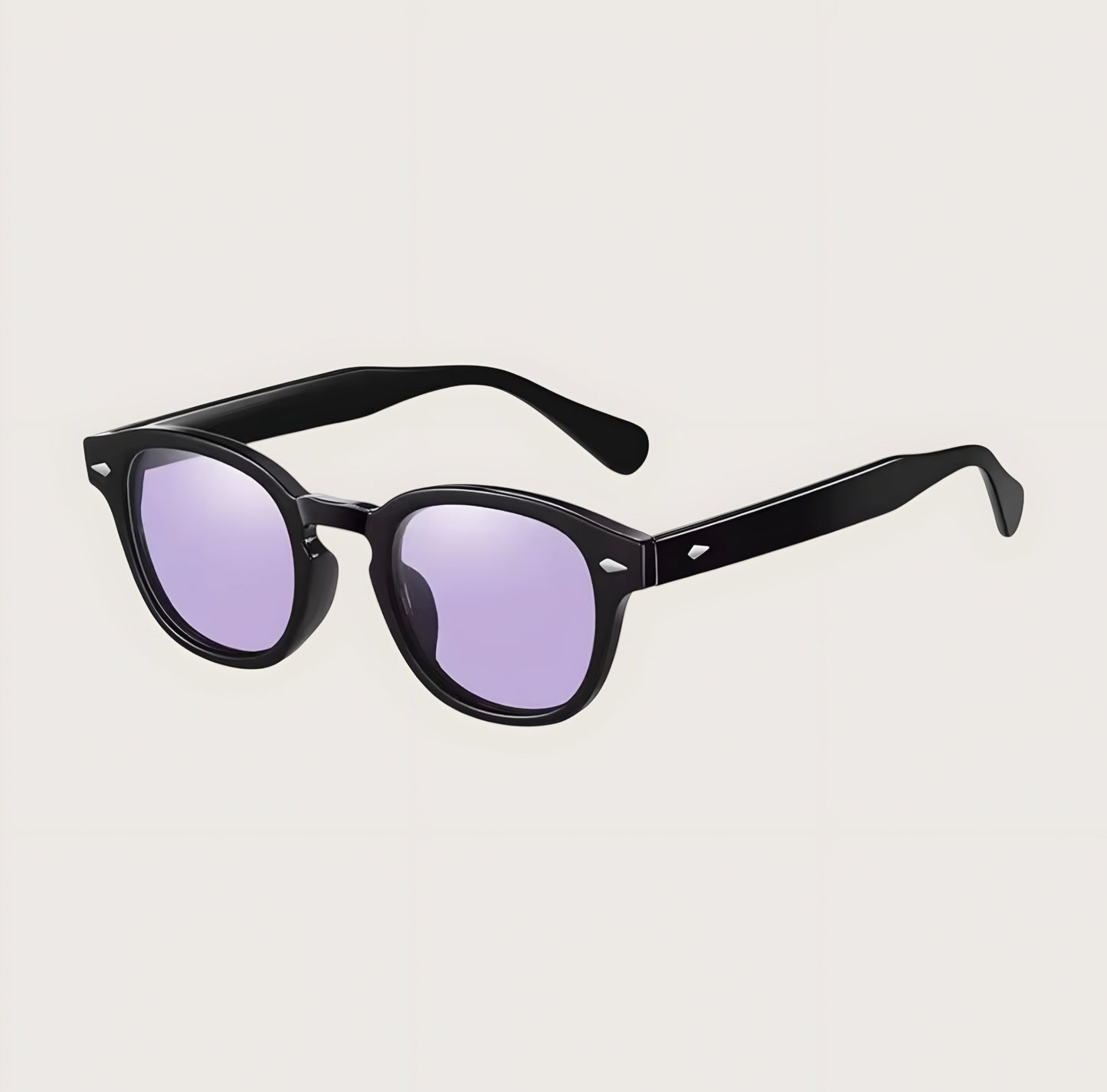 James Classic Square-Frame Polarised Sunglasses for Men – UV400 Protection Purple - Urbann-Vibe