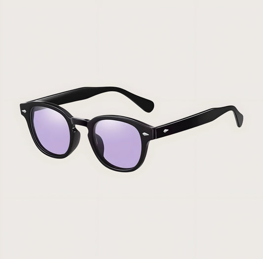 James Classic Square-Frame Polarised Sunglasses for Men – UV400 Protection Purple - Urbann-Vibe
