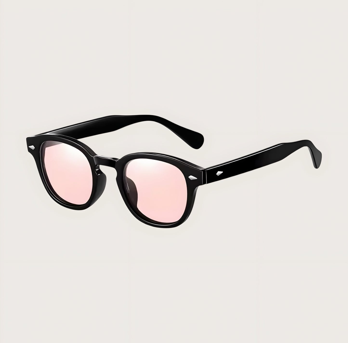 James Classic Square-Frame Polarised Sunglasses for Men – UV400 Protection Pink - Urbann-Vibe