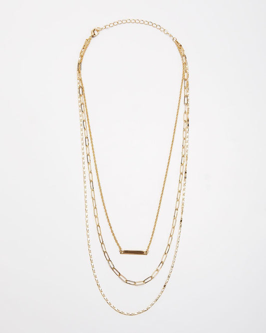 Elsie Layered Chain Necklace - Urbann-Vibe