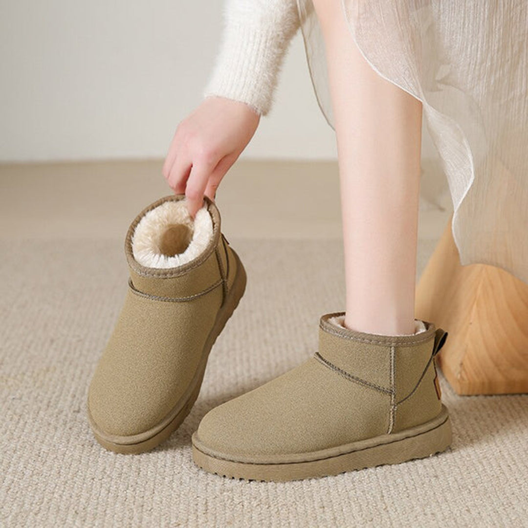 Fionnuala women's ankle winter boots warm lined waterproof slip-on design for cold-weather everyday wear