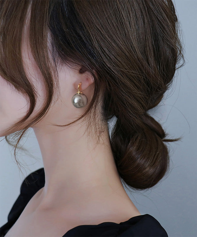 Boucles d'oreilles à tige en perles dorées et cuivre surdorées - Urbann-Vibe