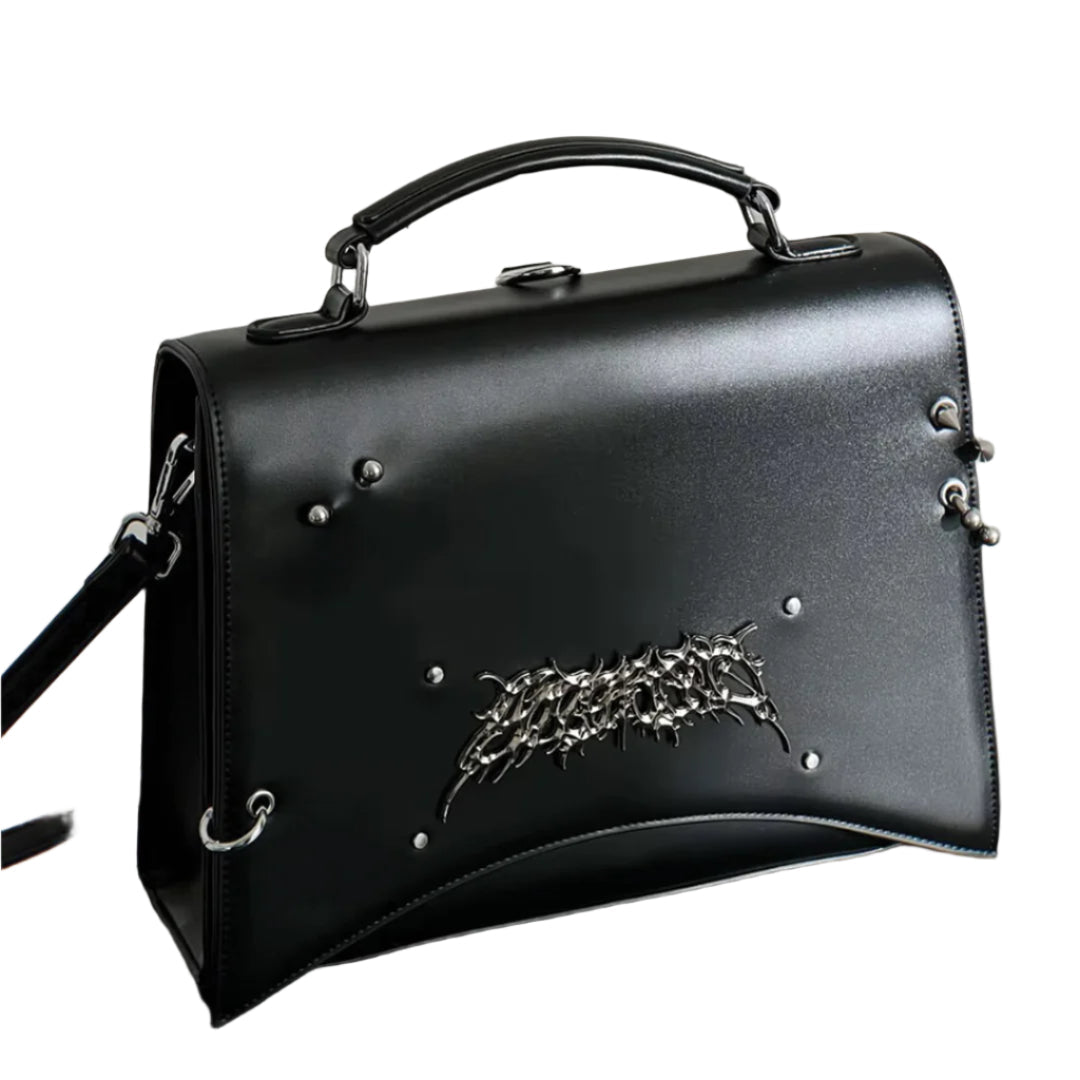 Rebel Chrome Messenger Bag - Wavlynn