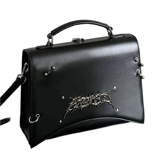 Rebel Chrome Messenger Bag - Urbann-Vibe