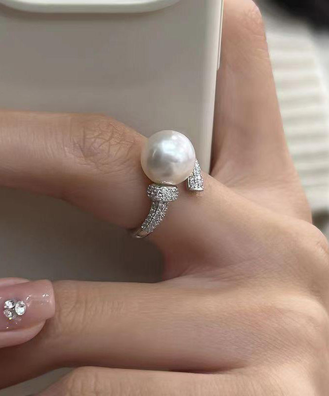 Bagues tendance en argent sterling et perles de zircone - Urbann-Vibe