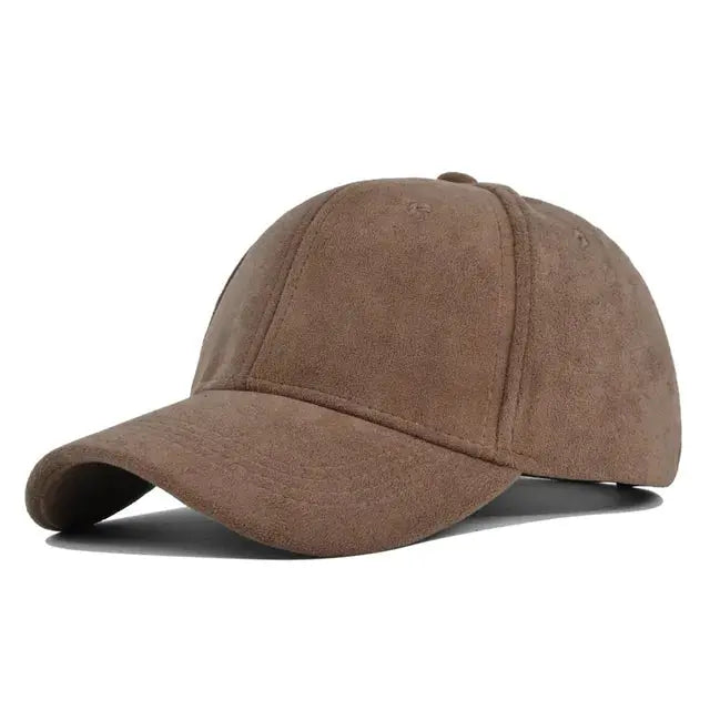 Lightweight suede cap summer hat for men and women, minimalist chic unisex style