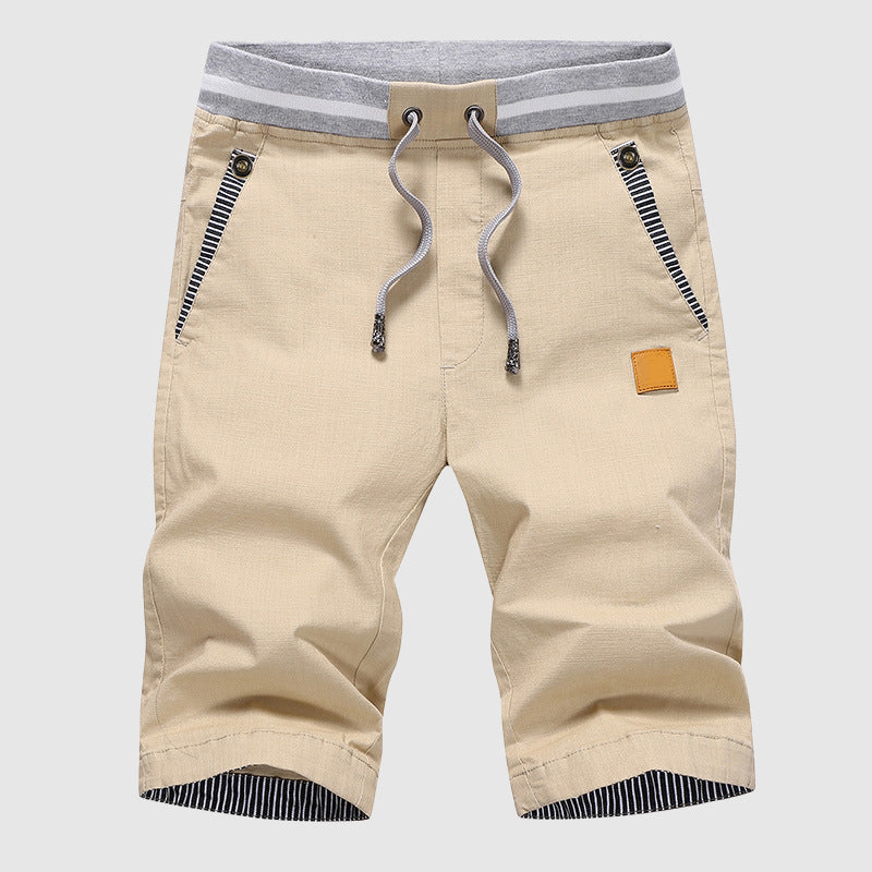Men's Felix Grant Crystal Lagoon casual shorts, cotton blend, elastic waist with side pockets