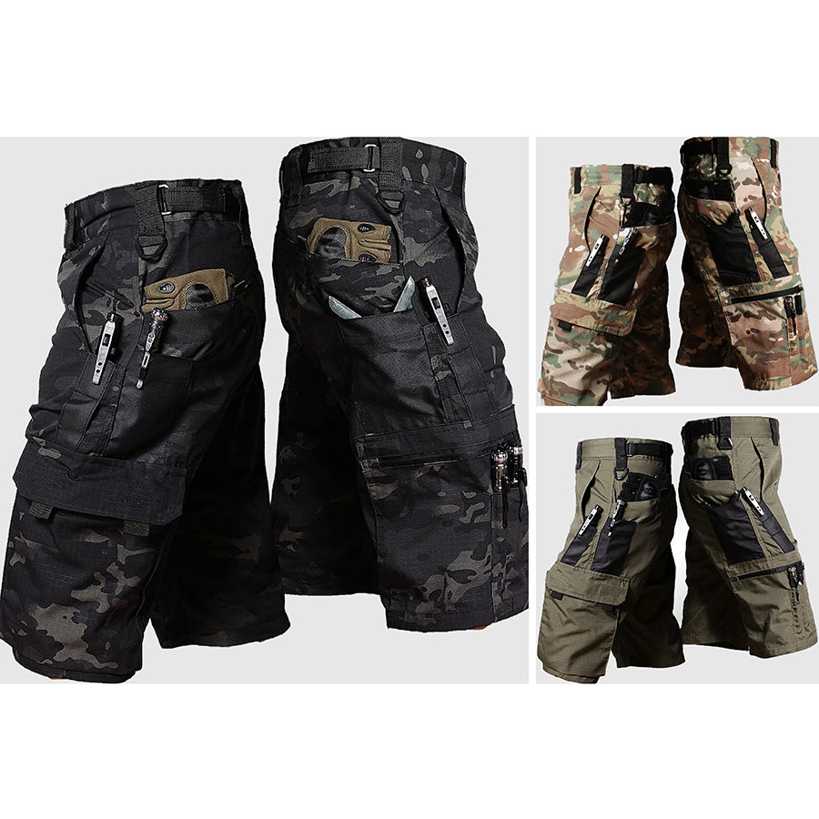 Felix Grant Delta Force multi-pocket outdoor shorts cotton-poly blend with zipper fly in versatile colors