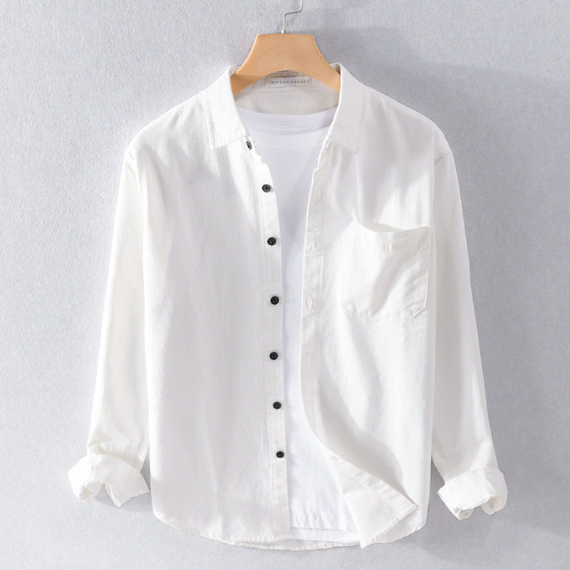 Felix Grant men's everyday cotton shirt turn-down collar comfortable versatile wardrobe essential