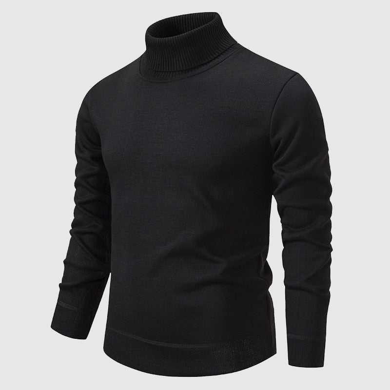Felix Grant unisex turtleneck sweater soft knit poly-blend plush winter pullover sleek silhouette