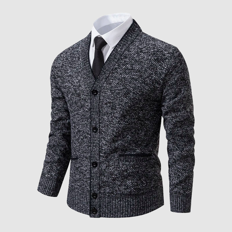 Women's retro elegance cardigan in timeless knitwear with front button fastening and refined silhouette