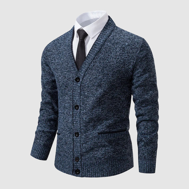 Women's retro elegance cardigan in classic knitwear with front button fastening and timeless silhouette