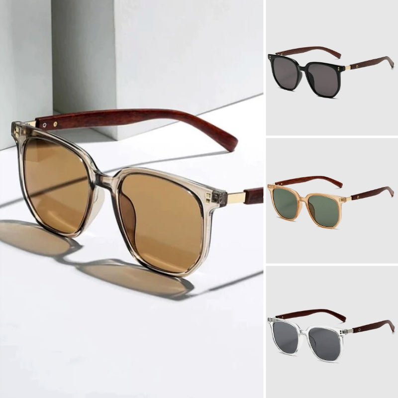 Felix Grant wooden frame vintage sunglasses with UV-protective lenses for outdoor enthusiasts
