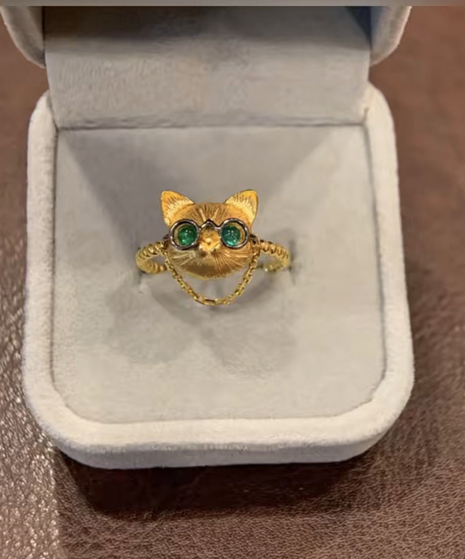 Bagues Petits Chats en Argent Sterling et Or Fin - Urbann-Vibe