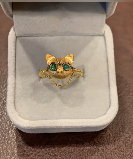 Bagues Petits Chats en Argent Sterling et Or Fin - Urbann-Vibe