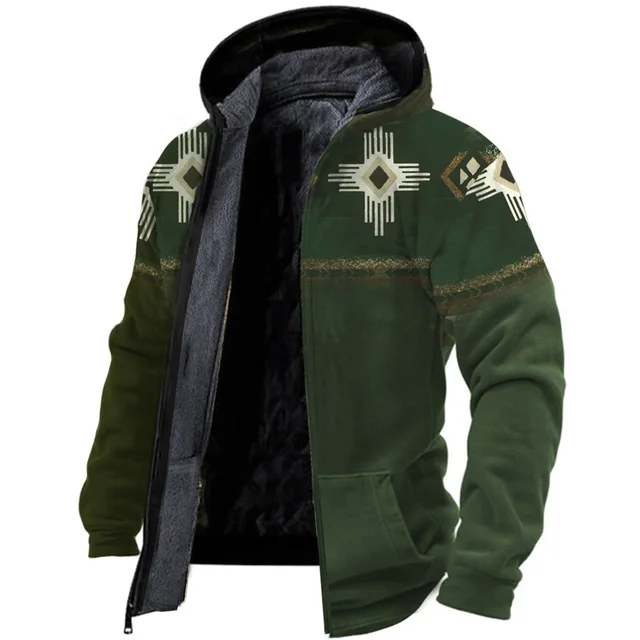 Vito unisex vintage fleece jacket warm retro silhouette soft cozy layer for men and women
