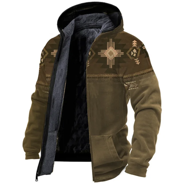Vito unisex vintage fleece jacket retro silhouette soft warm cozy layer in neutral tones