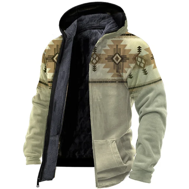 Vito unisex vintage fleece jacket warm retro silhouette soft cozy layer for men and women