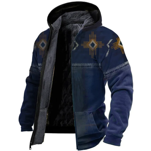 Vito unisex vintage fleece jacket in retro style with cozy soft fabric and relaxed fit