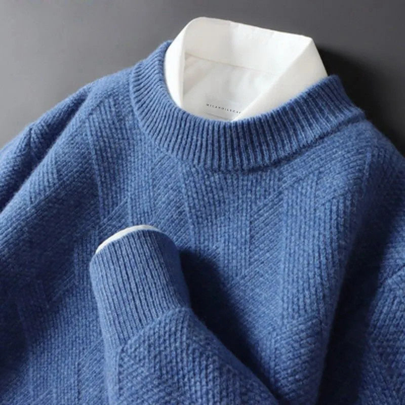 François Blanchet ivory cashmere blend knit sweater, luxuriously soft classic refined silhouette