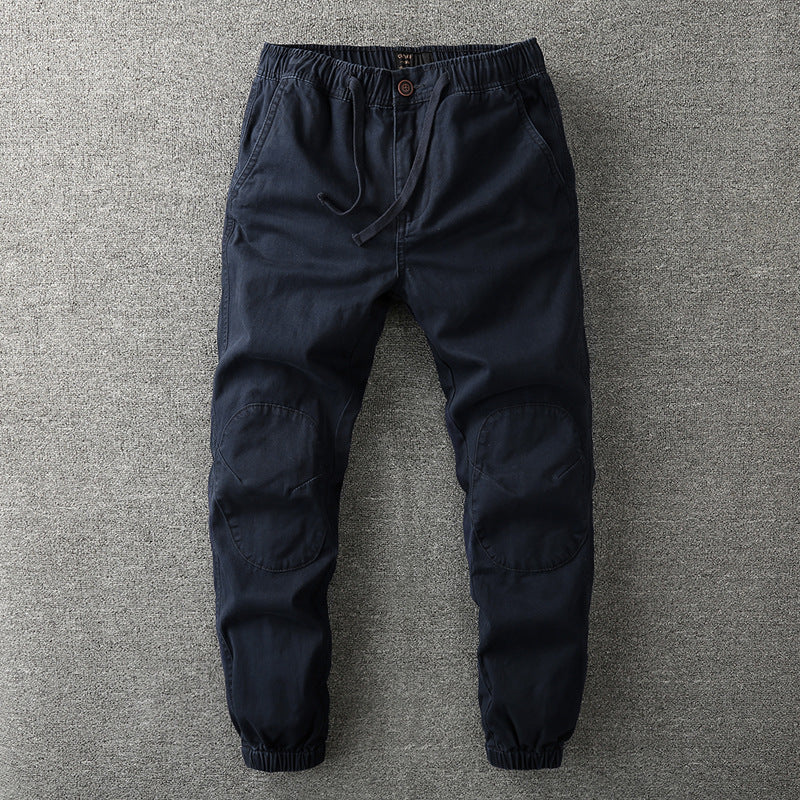 Men's camo jogger pants relaxed fit streetwear style with elastic waistband casual comfort