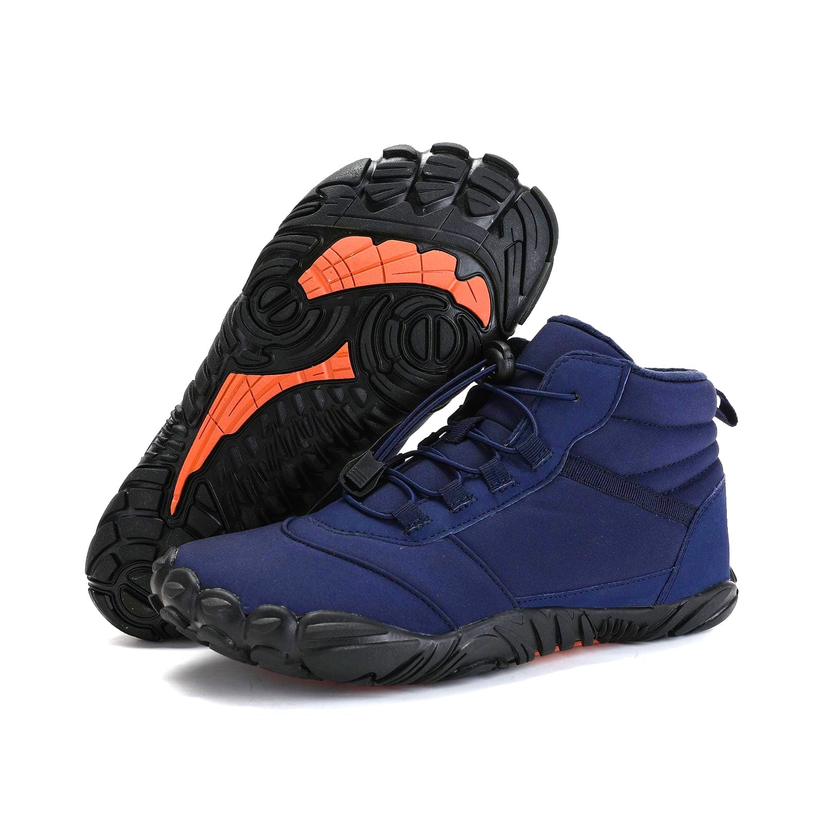 Paleo high-top barefoot shoes zero-drop sole wide toe box flexible winter footwear for nature lovers