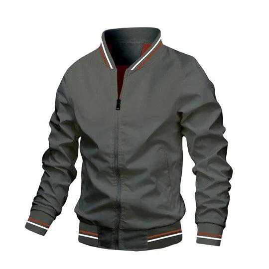 Men's lightweight winter bomber jacket in classic style with premium insulation for all-day warmth